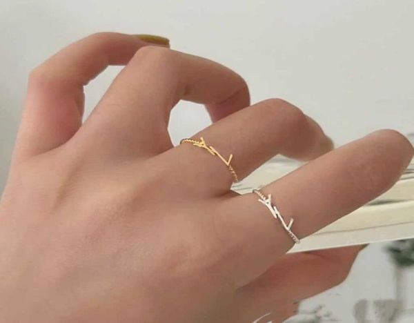 

women band rings classic luxury designer jewelry gold silver opening adjustable ring fashion accessories gift whole8373011