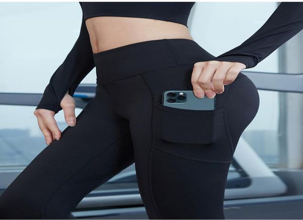 

women sport leggings yoga pants with pockets for womens high waist gym workout legging running tights s  l xl 2xl7653815, Black;white
