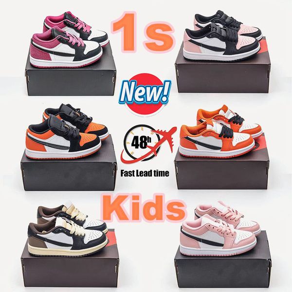 

2023 childrens trainers sneakers infants 1s toddler kids 1 mid basketball shoe lost and found kid athletic shoes childrens sneaker outdoors