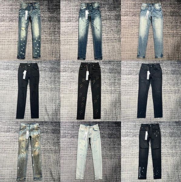 

ksubi designer jeans purple jean mens rise elastic mens clothing tight skinny denim tears jeans designer fashioylob#, Blue