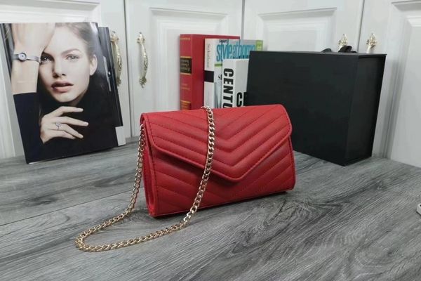 

women's wallet designer bag fashion shoulder bag chain messenger bag 2023 cassandre matelasse luxury handbag embossed leather flap trim