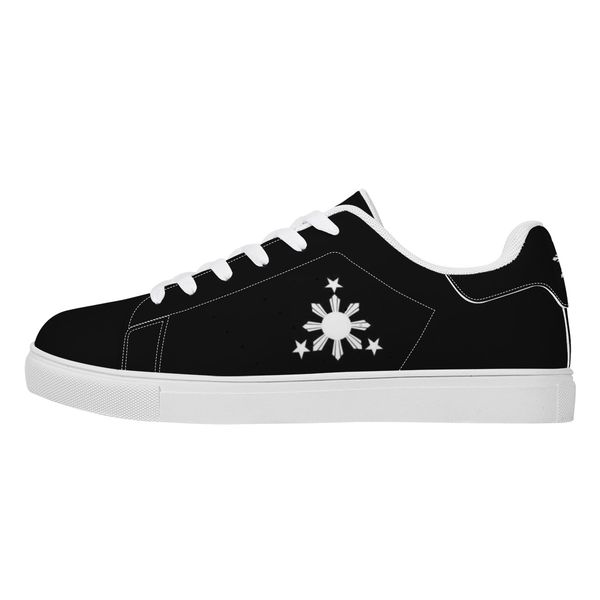 

stylish minimalist classic black casual shoes low cut shoes