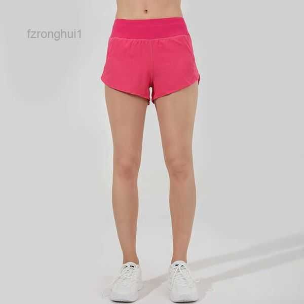 

lulu women shorts back zipper pockets sports with liner running short exercise gym workout training sportswear jogger 6 colors v77z ykgh, White;black