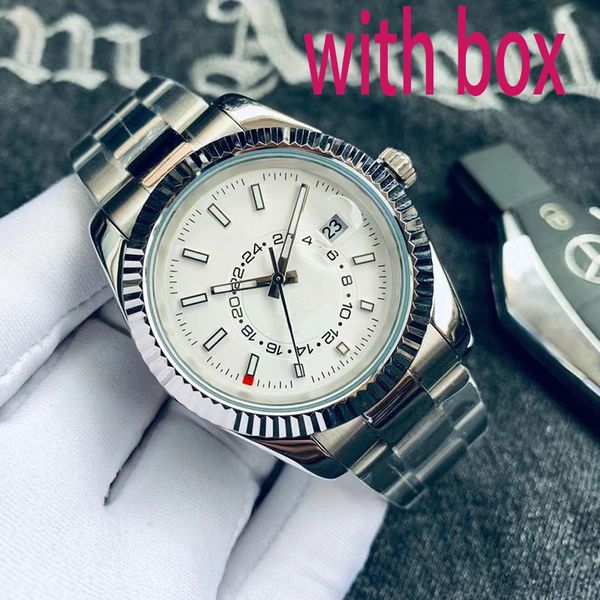 

mens automatic mechanical watch stainless steel waterproof watch sapphire luminous watch designer high-quality watch jason007watch boxcaijia, Slivery;brown