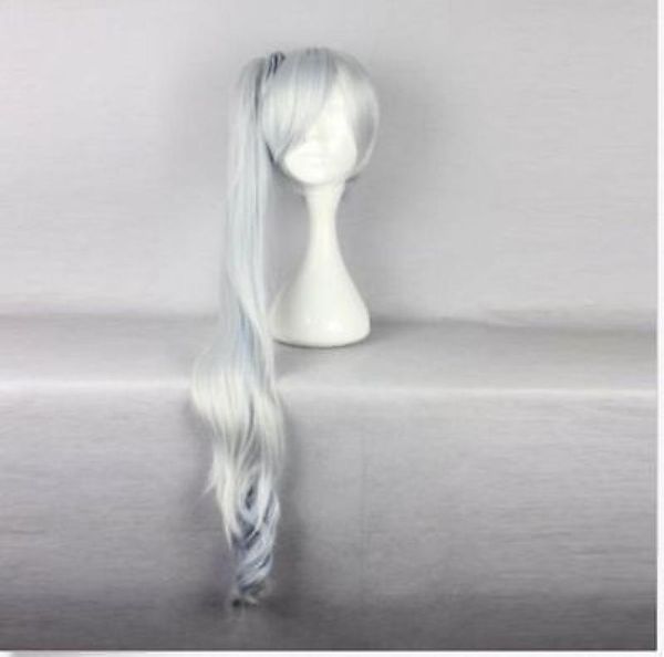 

gtgtsilvery mixed rwby weiss schnee white synthetic women party cosplay wig1798853, Black;brown