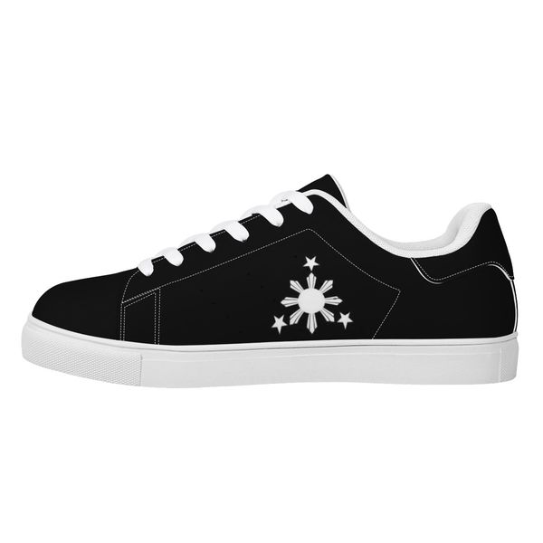 

diy shoes men's casual shoes women's outdoor shoes custom shoes black shoe body and white pattern