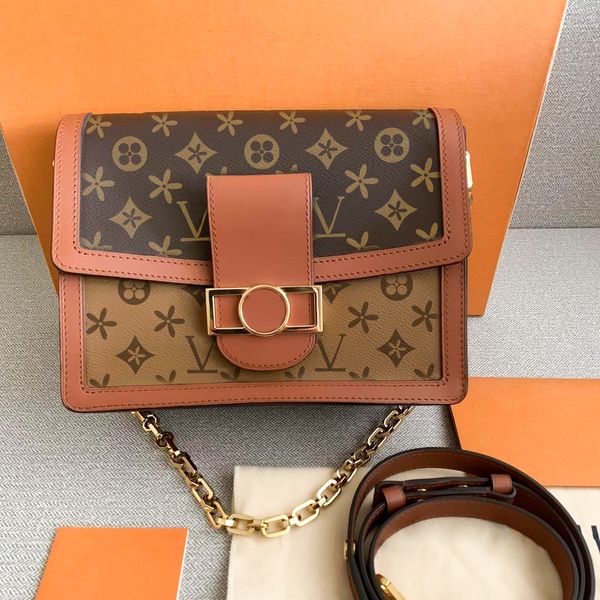 

2023 dauphine fashion bags shoulder women's handbag designer brand messenger bag wallet purse crossbody bag