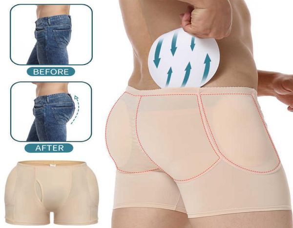 

men039s butt lifter padded brief hip enhancing boxer underwear booty enhancer male padding shapewear booster liftting body shap7340673