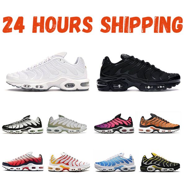 

tn plus runnin shoes triple black white cherry hyper blue red light bone bred be true trainers sport sneakers size 36-46 casual shoes traine