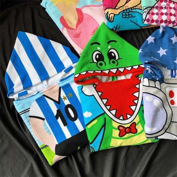 

towels robes warm head baby bath towel cartoon beach towel newborn packaging blanket swimming pool cover rain cape super absorbent and comfo