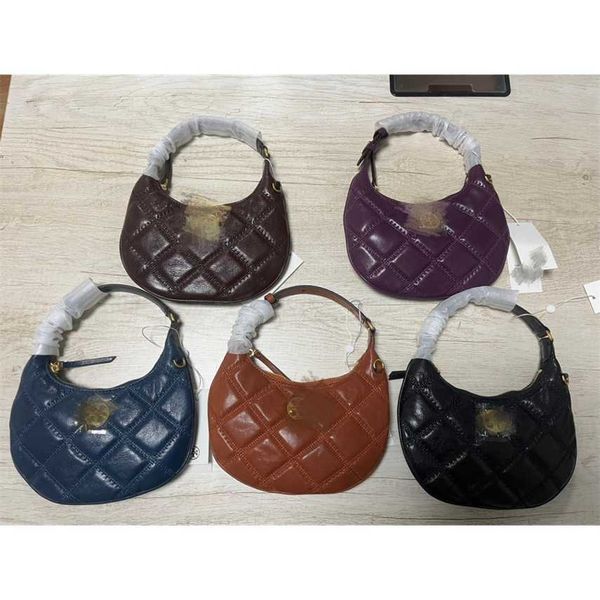 

tb new crescent goat skin diamond grid small fragrant wind chain crossbody wear-resistant and practical women's mini5wb0