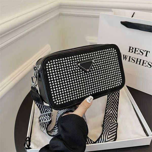

50% off designer bag 2024 early launch baobao women's summer new diamond mounted camera simple broadband shoulder ins korean crossbody