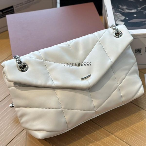 

designer bag tote bags crossbody shoulder bags flap loulou handbag clutch quilted calfskin leather women stripes messenger crossbody handbag