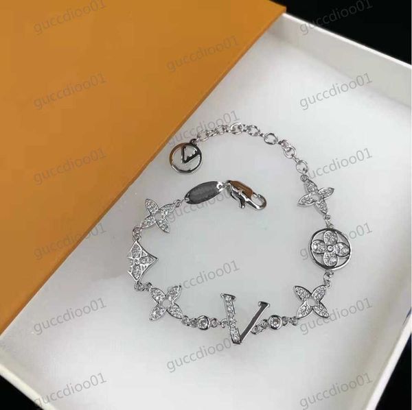 

luxury designer elegant fashion women's letter pendant clover bracelet wedding necklace special design jewelry alex ani, Golden;silver