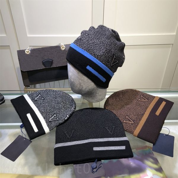 

checked designer bonnet for woman mens beanie knitted cappelli wool thicken windproof cold resistant trendy skull cap soft wear as gift mz01, Blue;gray