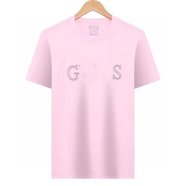 

t shirt men desinger clothes fashion pattern chest triangle letter question mark design men seasonal breathable cotton simple casual versati, White;black