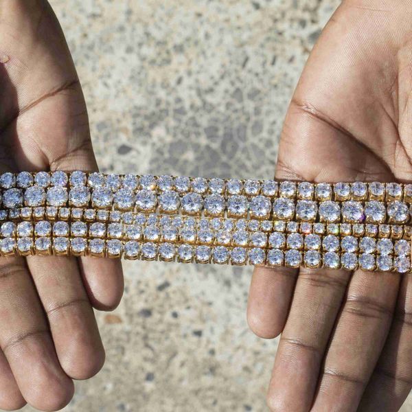 

wholesale pass diamond tester d color 3mm moissanite diamond necklace tennis chain, Silver