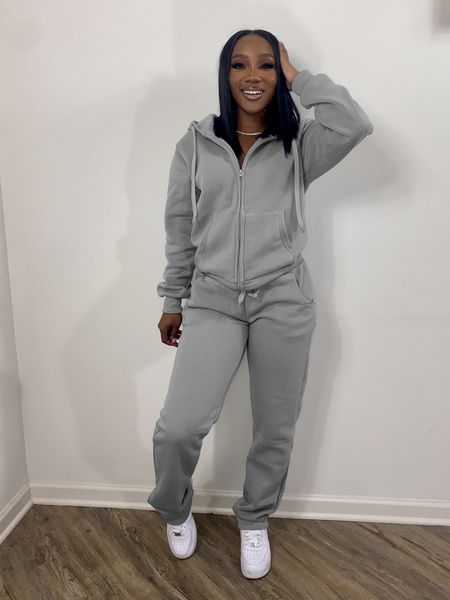 

womens two piece pants piece women sweatpants and hoodie set gray red black blue sweatsuits for casual tracksuit suit 230818, White