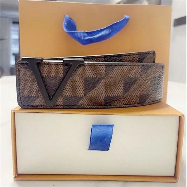 

2022 designers belts womens mens belt casual letter smooth buckle width 2.0cm 2.8cm 3.4cm 3.8cm with box, Black;brown