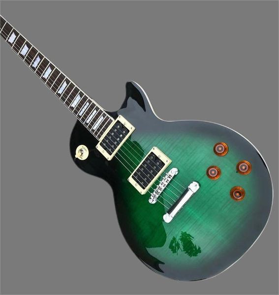 

pink finger electric guitar, tiger maple, electric guitar