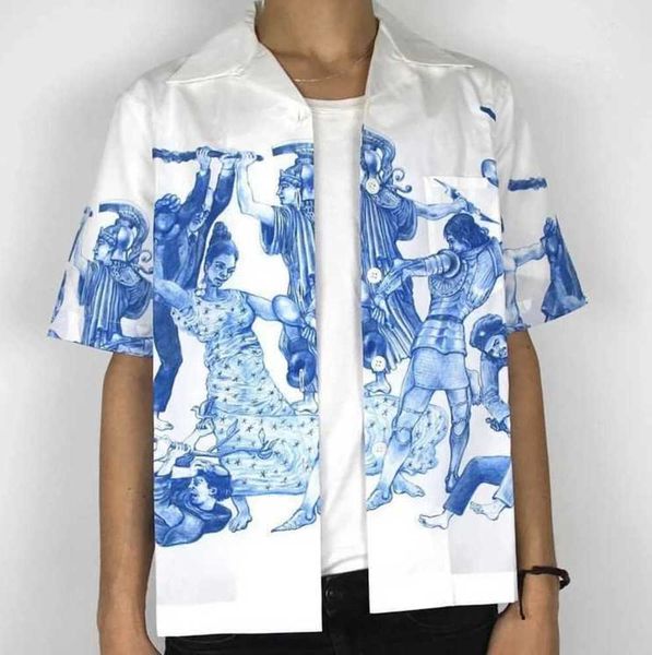 

import ones gd same short sleeve shirt, White;black