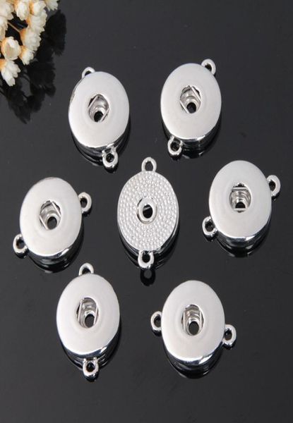 

18mm noosa style alloy stainless steel bracelet head connector snap button base for diy personality noosa jewelry findings7268972