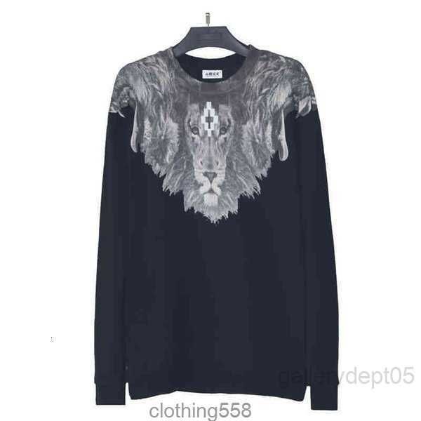 

mb wing sweater hoodie men's women's br large coat fashion hip hop long sleeve autumn and winter 163s46, Black