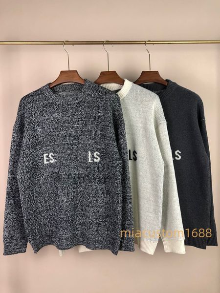 

designer mens sweater brand wool jerseys men s and womens casual fashion winter fall clothing size s-xxl, White;black