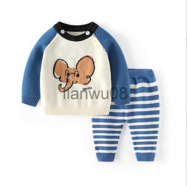 

pullover snail cotton sweater x0818, Blue