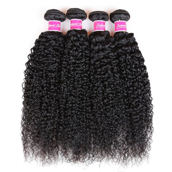 

Kinky Curly Human Hair Bundles 100% Remy Malaysian Curly Hair Bundles Natural Color Thicker Ends Hair Extensions