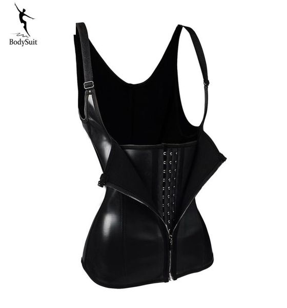 

latex waist trainer body shaper slimming belt slimming underwear modeling strap bodysuit for women neoprene corset9761952, Black;white