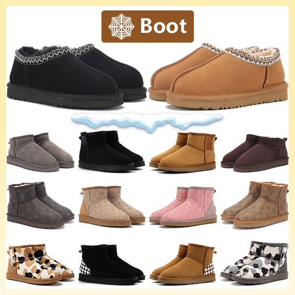 

tasman slipper women australia boots winter fur slides ankle snow boot ugglies slippers classic mini ankle half knee black pink red grey bro