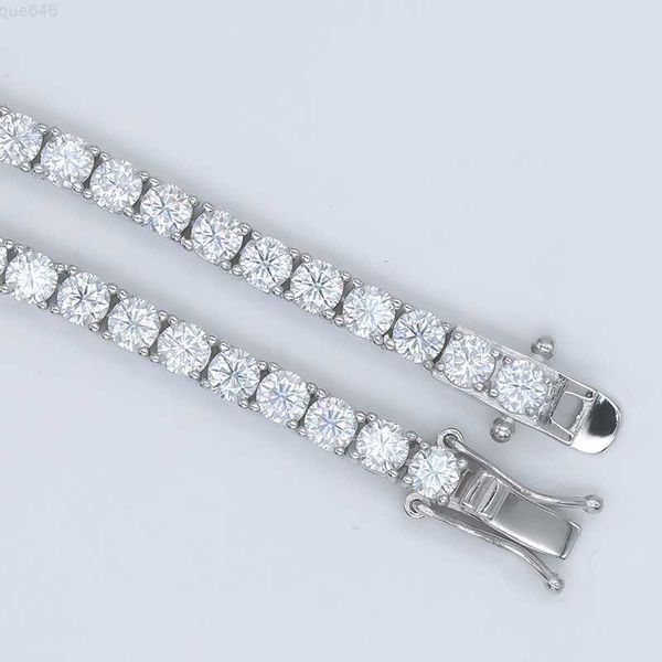 

jewelry 925 sterling silver lab diamond d fl 3mm 7" 7.5" 8" 8.5" tennis moissanite bracelet