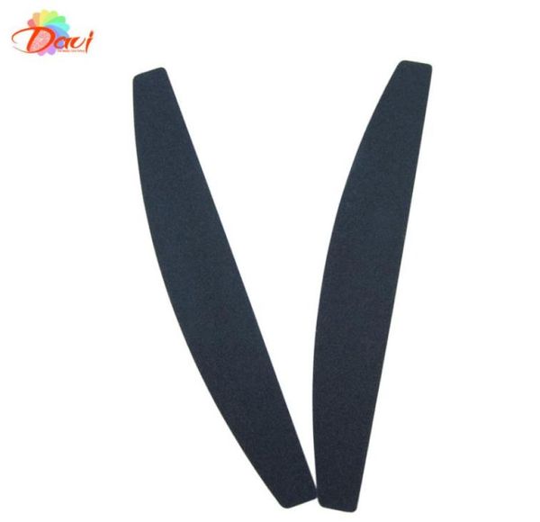 

100180 grit nail file 50pcslot nail tools black sandpaper plastic 8080 emery board1720376