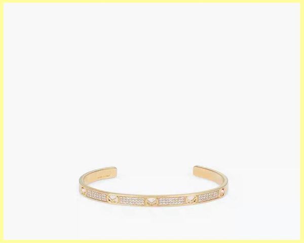 

2022 fashion designer bracelet for mens women full diamond gold letters f bracelets gifts womens luxury love bracelets jewelry 2108313354, Black