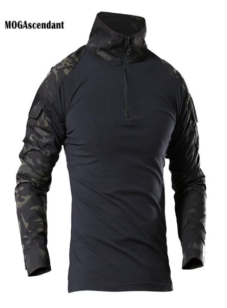 

breathab camouflage shirt men039s cotton long sleeve special forces army tactical shirt solider squad army outwear shirts6780871, White;black