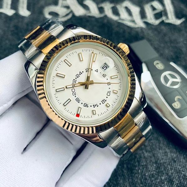 

mens automatic mechanical watch stainless steel waterproof watch sapphire luminous watch designer high-quality watch jason007watch boxcaijia, Slivery;golden