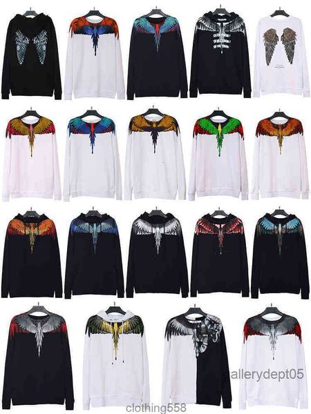 

mb wing sweater hoodie men's women's br large coat fashion hip hop long sleeve autumn and winterqydaeo99, Black