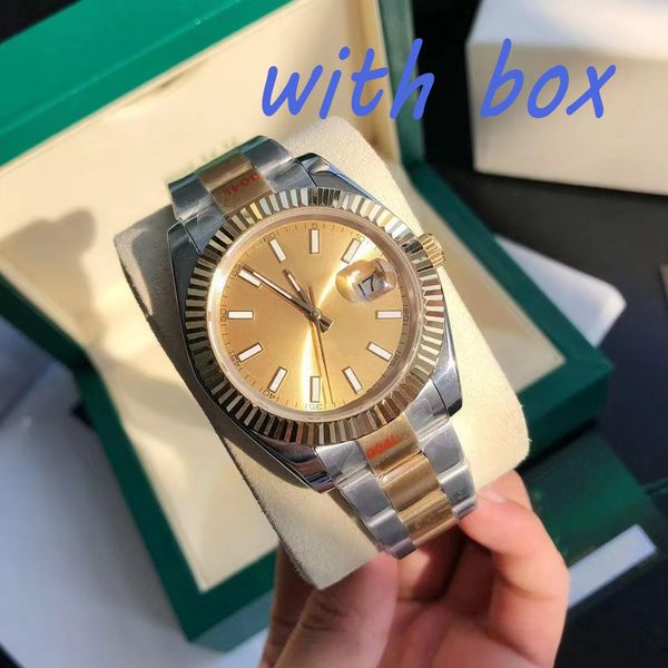 

men automatic mechanical watch for men watch designer movement watches 36/41mm full stainless steel luminous waterproof couples style classi, Slivery;brown