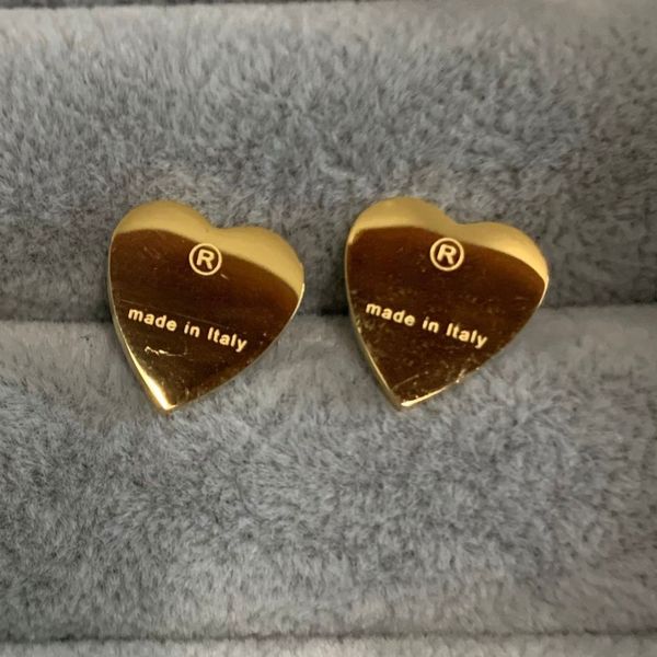 

20 mix styles luxury brand women designer studs simple g letter classic style titanium steel fashion couple earrings wholesale, Golden;silver