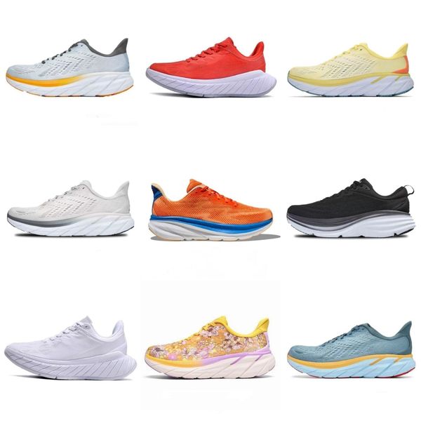 

2023 hoka shoes on cloud bondi 8 running shoes men hokas womens designer sneakers triple black goblin blue anthracite hiking shoe run outdoo