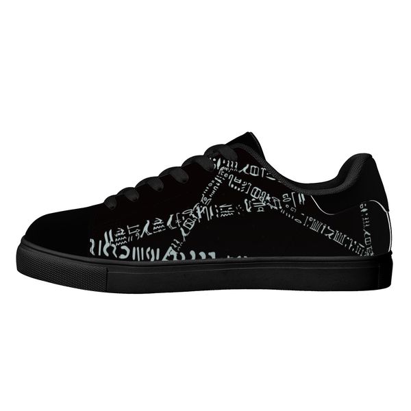 

diy shoes men's casual shoes women's outdoor shoes custom shoes black shoe with light patterns