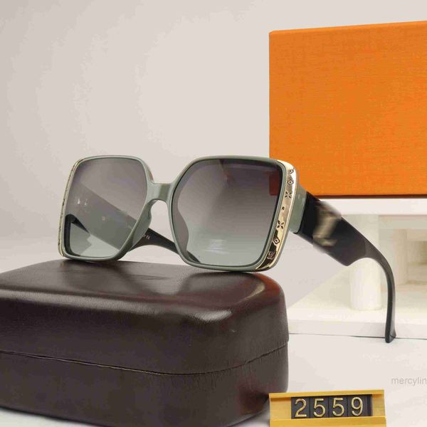 

2023 designer luis vitons sunglasses lvjia new high definition fashion box sunglasses sunshade versatile sunglasses pf9552 louiseitys, White;black