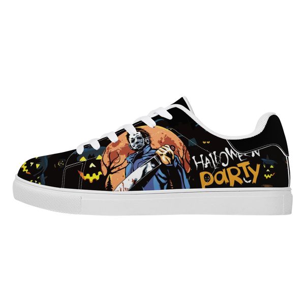 

diy shoes men's casual shoes women's outdoor shoes custom shoes black shoe body with halloween style pattern