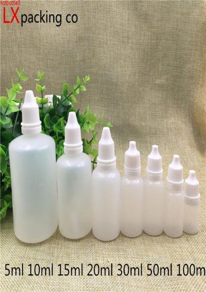 

100pcs 5ml 10ml 15ml 20ml 30ml 50ml 100ml plastic perfumes empty packaging water bottles dropper small container high qualtity6226975