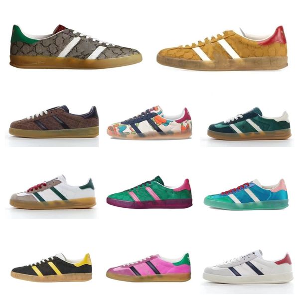 

designer shoes for men women adimatic ad gazelle indoor suede sneakers low leather trainers campus sneaker mens womens platform vegan velvet, Red;white