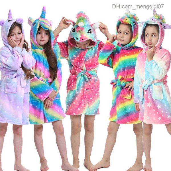 

towels robes children's night owls unicorns baby clothes towels cartoon animals children's pajamas bathrooms soft and warm childre