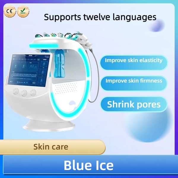 

2023 Multi-Functional Beauty Equipment HOT 7 In 1 Smart Facial Cleansing skin analyze Deep Pore Vacuum Hydra Skin Lift Anti-aging Beauty Machine