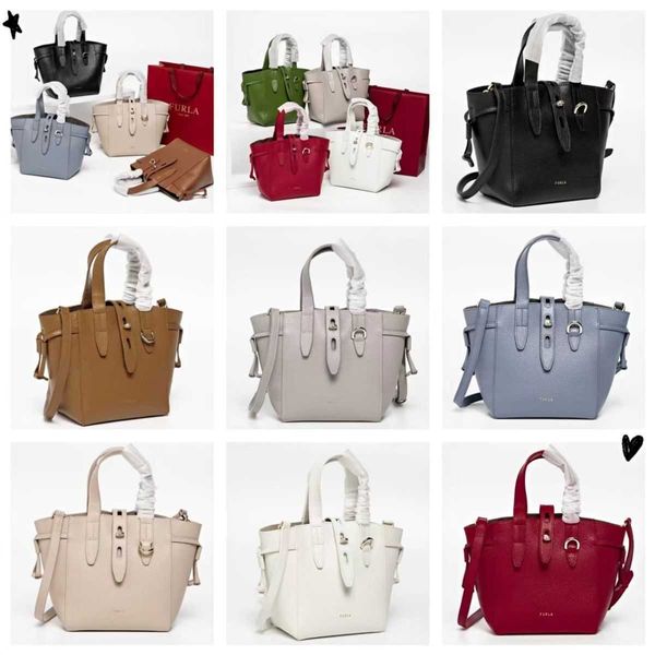 

furlas designer net 17 tote cabbage basket layer cowhide ins handheld crossbody bag star same bag limited edition 19x11x17cm handbag