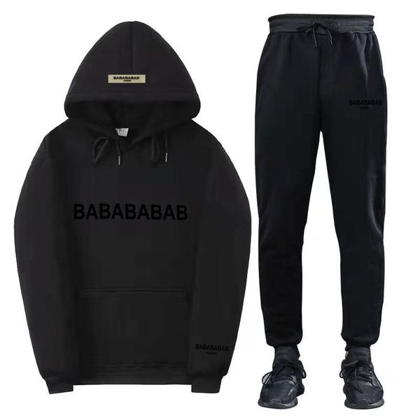 

mens tracksuit designer man tracksuits long sleeve hooded pullover letter print sweatpants joggers casual suit, Gray